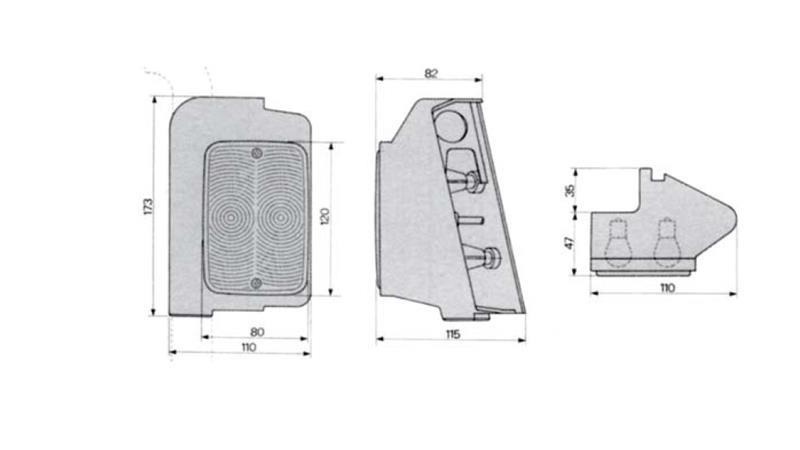  ŽAROMET   SPREDNJI LEVI ZA FIAT KABINO  