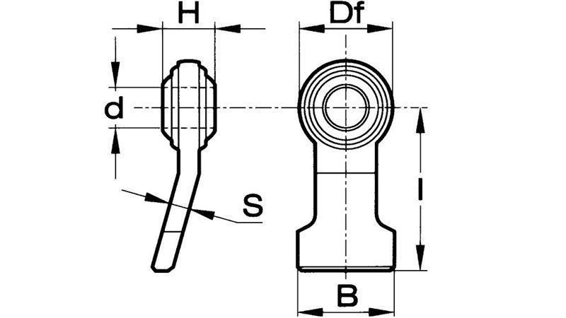 VARILNI OČESNI LEŽAJ    PODALJŠANI fi 28,8/110  