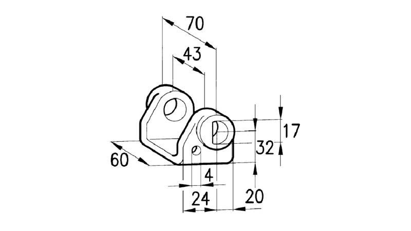 USTAVLJALNI MOSTIČEK DESNI