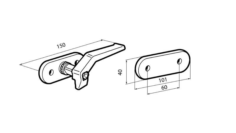 ZAPIRALO ZA OKNO LEVO