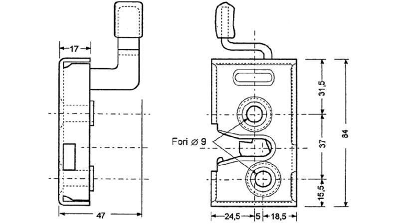 UNIVERZALNA KLJUČAVNICA LEVA