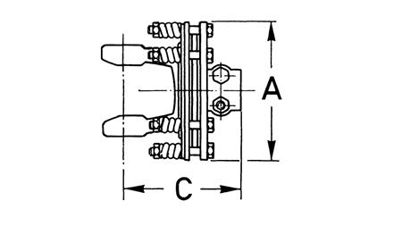 SKLOPKA    1 3/4” Z.6 ZA KARDANE kat. 10  