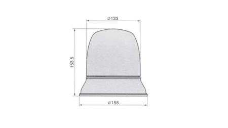 ROTACIJSKA LUČ    12V MAGNETNA 