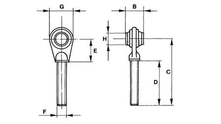 NAVOJNA ROČICA ZA TRAKTORSKO POTEZNICO     KONČNA M24x3 kat.1a desna  