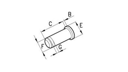 ZATIČ ZA VILICE Z GLAVO  10 mm(10kom)