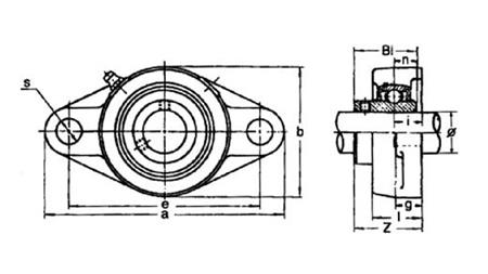 KROGLIČNI LEŽAJ UCFL    206 - FAG  