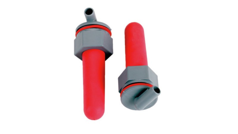 DUDA Z VENTILOM 100mm RDEČA
