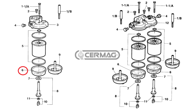 ALUMINIJASTA  SKODELICA ZA FILTER FI19