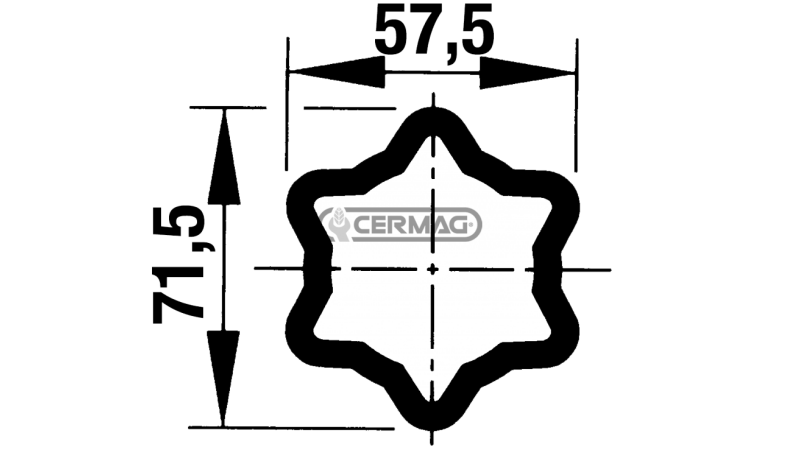 ZUNANJA CEV    ZA W2600 - 3000mm  