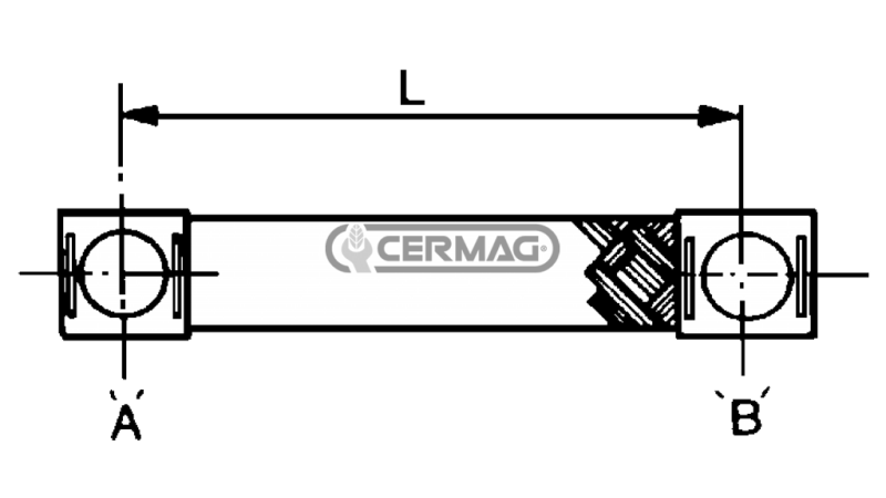 MASIVNI KABEL DOLŽINE 350 MM