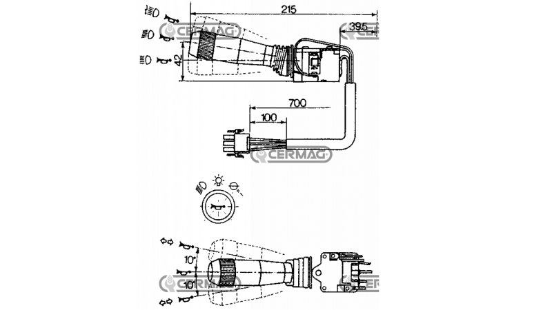 VOLANSKA ROČICA FIAT - NEW HOLLAND Serije M, TS