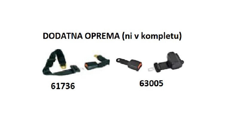 SEDEŽ Z MEHANSKIM VZMETENJEM M200    IZ UMETNEGA USNJA  