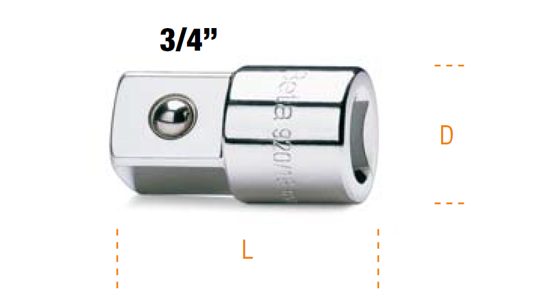 L = 46 mm, D = 26 mm