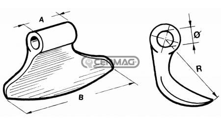 KLADIVO MULČERJA 70x195x88 