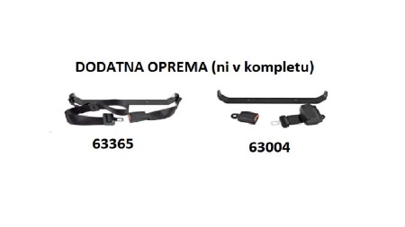 SEDEŽ Z MEHANSKIM VZMETENJEM SC79    IZ TKANINE  