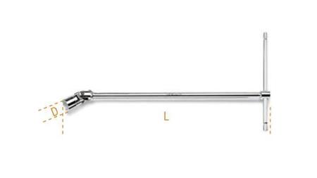 L = 432 mm,
D = 18,7 mm