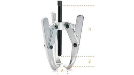 H = 235 mm, A(min): 40 mm, A (max): 220 mm, B (max): 220 mm
