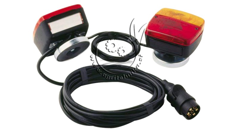 KOMPLET MAGNETNIH LUČI S KABLOM 7,5m+2,5m