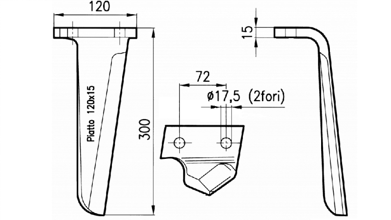 NOŽ ZA VRTAVKASTO BRANO CELLI DESNI