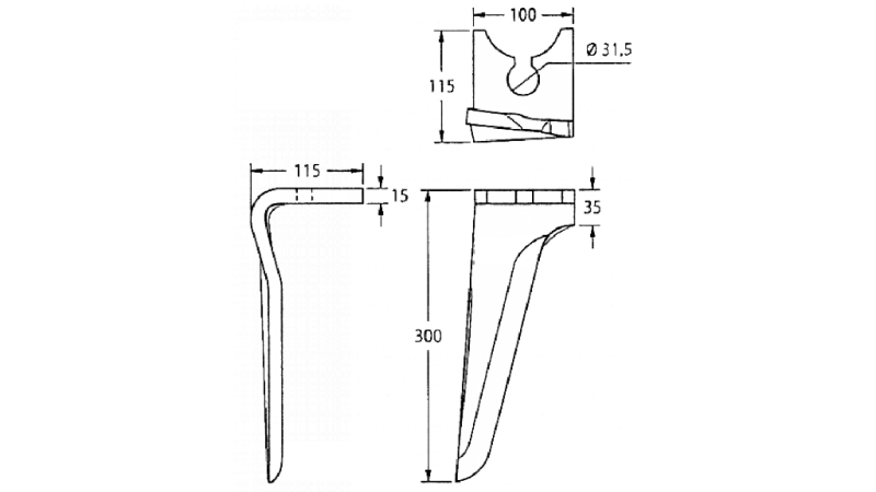 NOŽ ZA VRTAVKASTO BRANO BREVIGLIERI LEVI