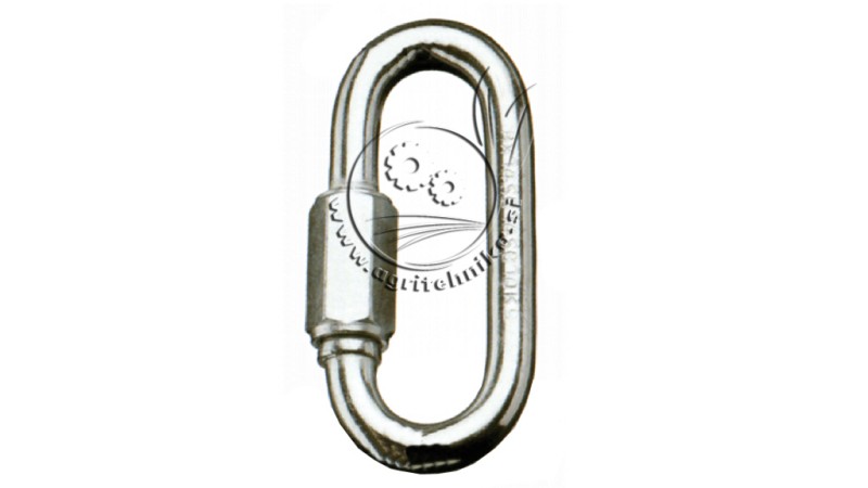 POCINKAN VERIŽNI ČLEN Z MATICO fi 5(5kom)