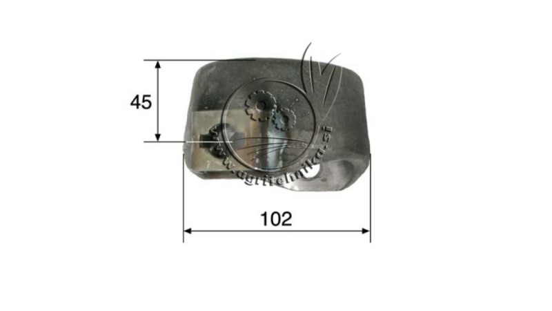 GLAVA KIPER KESONA fi 78 Z DVEMA ODPRTINAMA
