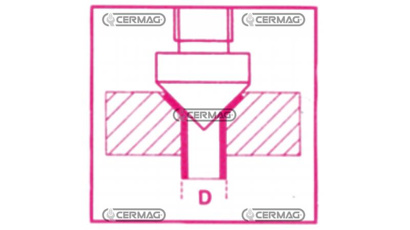 D = 4,75 - 5 - 6 - 8 - 10 - 12 - 14 mm